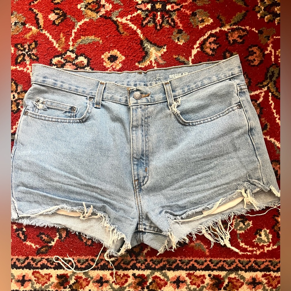 George Regular Custom Cut Jean Shorts